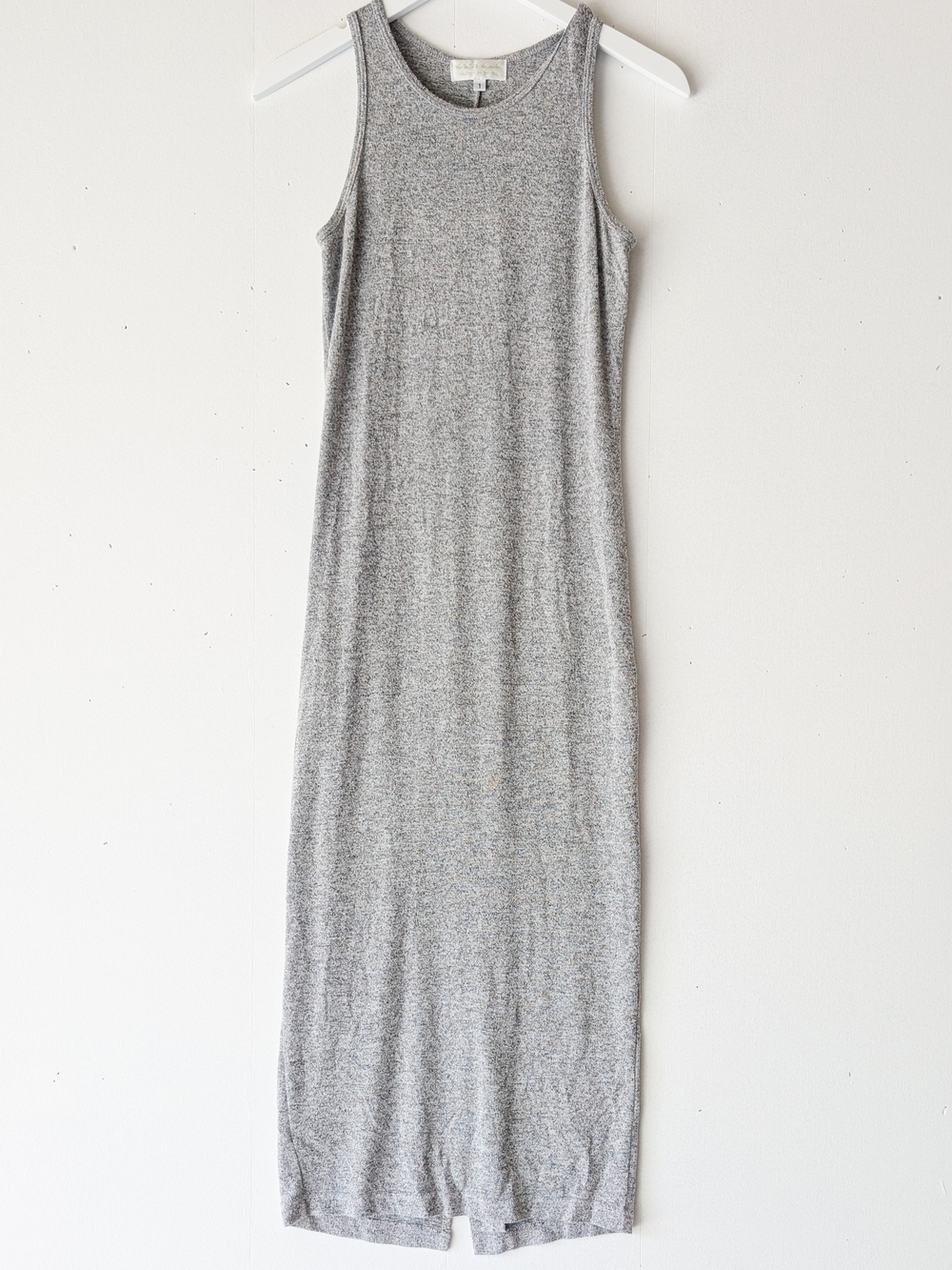 The Lady & The Sailor Heather Gray Soft lounge Sleeveless Maxi Dress Size Small